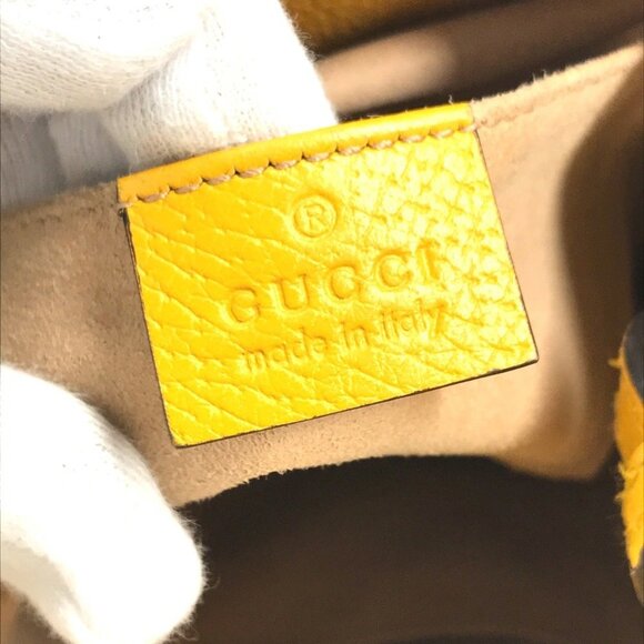 GUCCI Cream Canvas Shoulder Bag - Picture 11 of 16